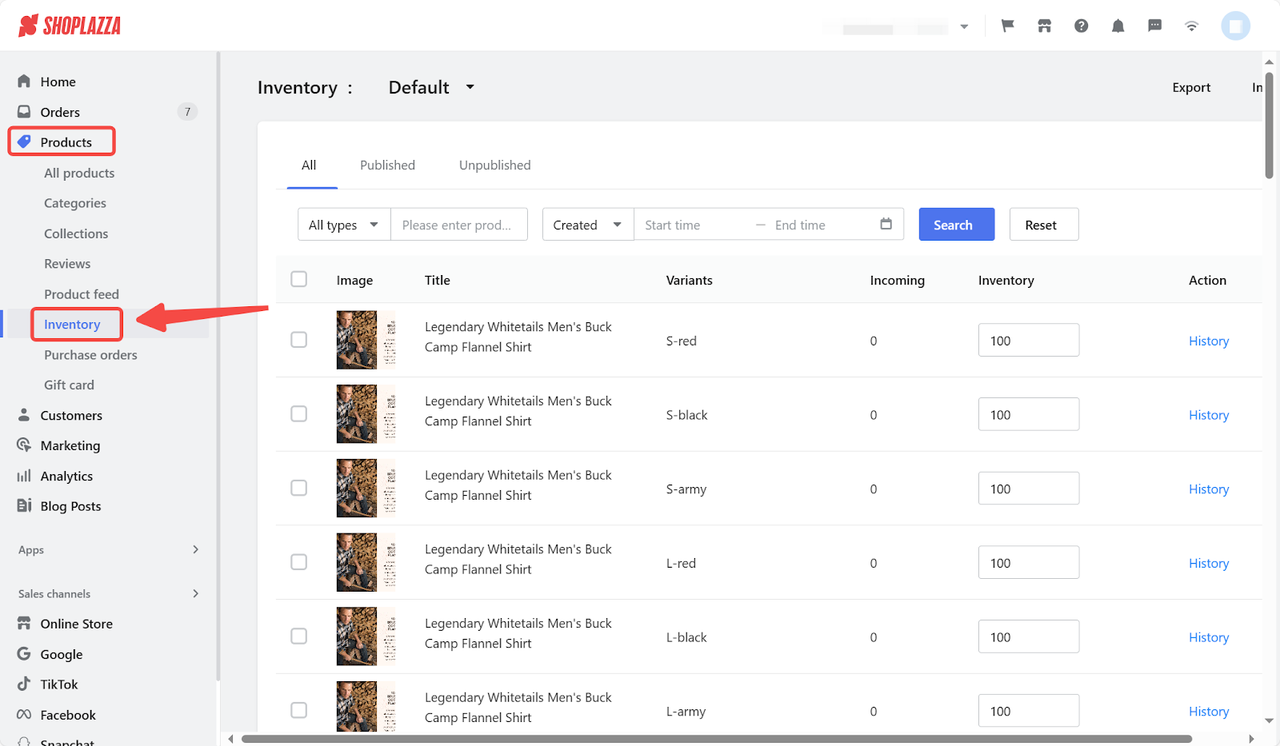 gestión flexible del inventario