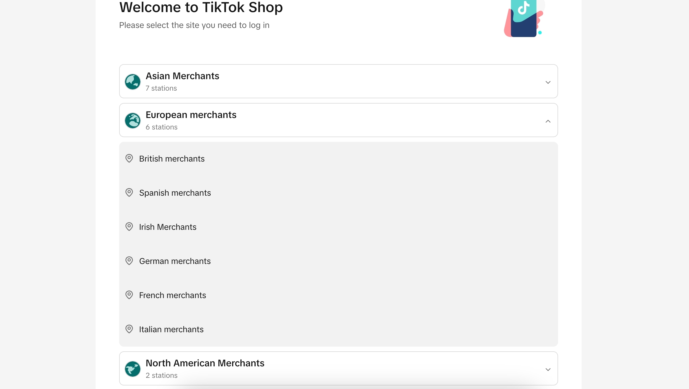 Sign up for a TikTok shop seller account